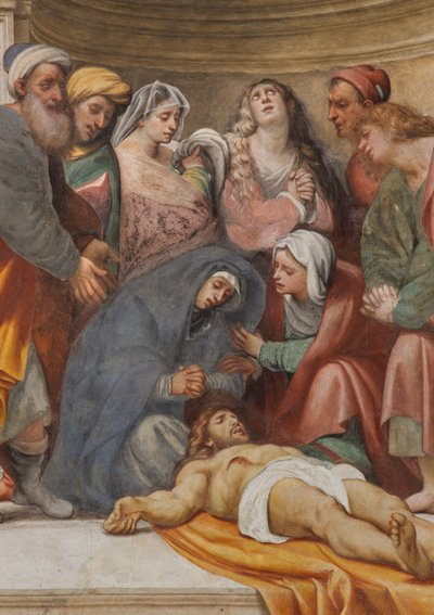 カウンターファッカータ、イル・ポルデノーネ、デポジション1522、詳細 作： Giovanni Antonio Pordenone