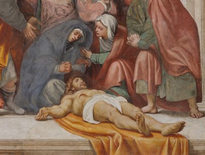 カウンターファッカータ、イル・ポルデノーネ、デポジション1522、詳細 作： Giovanni Antonio Pordenone