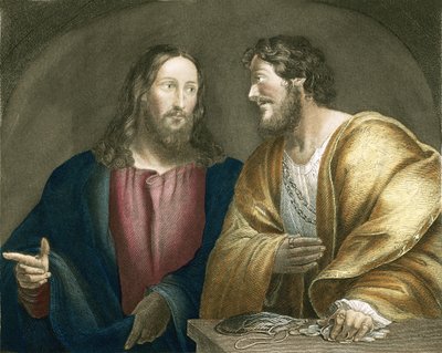 イエスがマタイを弟子として募集 作： Giovanni Antonio Pordenone