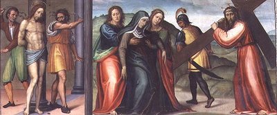 キリストの鞭打ち」と「カルバリーへの道」について 作： Giovanni Antonio Sogliani
