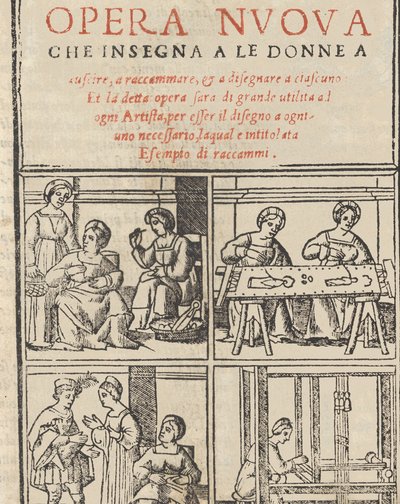 recammi の例、1530 年。 作： Giovanni Antonio Tagliente