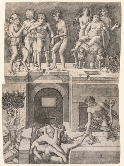 無知な人類の堕落の寓話 作： Giovanni Antonio da Brescia