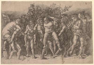 シレヌスとバカナル。 作： Giovanni Antonio da Brescia