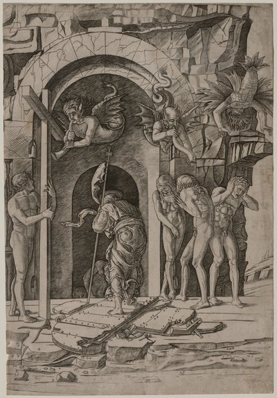 リンボへの降下 作： Giovanni Antonio da Brescia