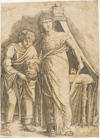 ホロフェルネスの首を持つジュディス 作： Giovanni Antonio da Brescia