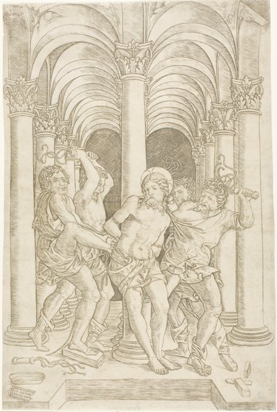 むち打ち 作： Giovanni Antonio da Brescia