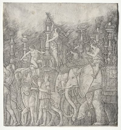 カエサルの凱旋  象たち 作： Giovanni Antonio da Brescia