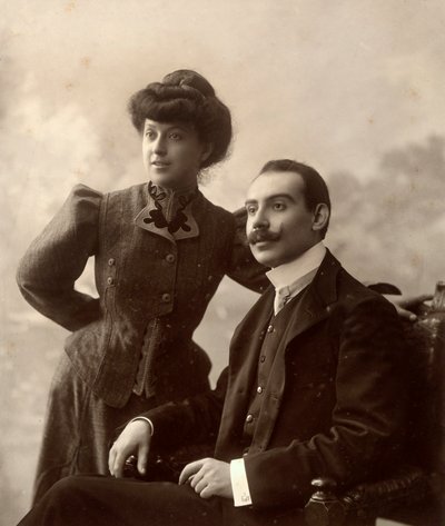 アルフレッド・トロンベッタ氏と奥様 作： Phillipe de Marlier