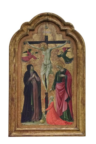 聖ルチアと磔刑像 1465-70年頃 テンペラ・木 作： Giovanni Antonio da Pesaro