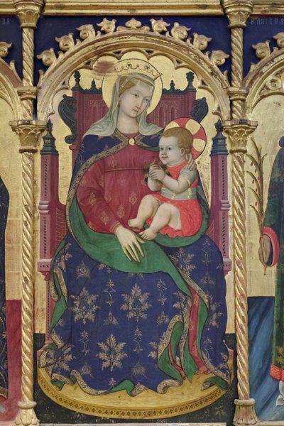 聖母子と聖人の間 ジェローム、ベネディクト 作： Giovanni Antonio da Pesaro