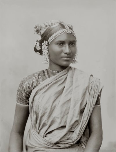 インド人女性の肖像（フィレンツェ 作： Phillipe de Marlier