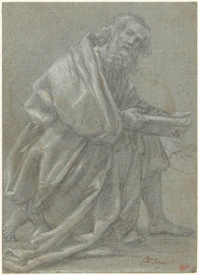 ひざまずく使徒のための研究 作： Giovanni Baglione