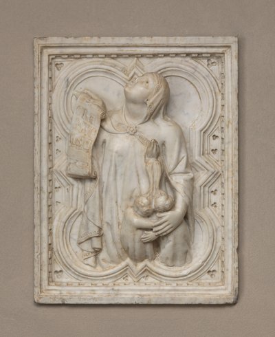 チャリティー、c。 1330年。 作： Giovanni Balducci