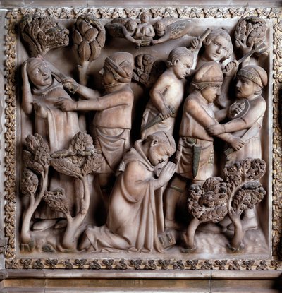 ヴェローナの聖ペテロの殉教者の表現 作： Giovanni Balduccio