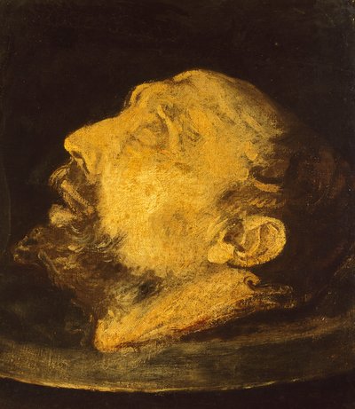 高原にある洗礼者聖ヨハネの頭 作： Giovanni Battista (1567 1633) Crespi