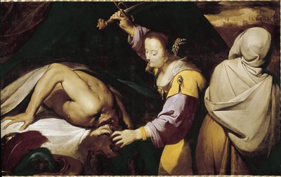 ユディットとホロフェルネス（油彩・キャンバス 作： Giovanni Battista  Crespi