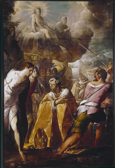 聖ディオニシウス（デニスまたはデニス）の殉教」（油彩・キャンバス 作： Giovanni Battista  Crespi