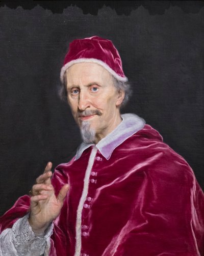 クレメンス 9 世ロスピリョージの祝祷の肖像 作： Giovanni Battista (1639 1709) Gaulli