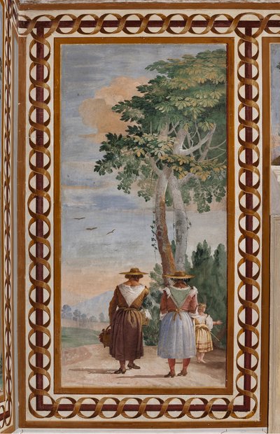 民宿 田園風景の部屋「百姓のいる風景」 作： Giovanni Battista Tiepolo