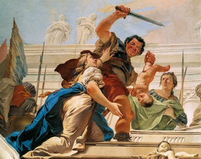 ソロモンの裁き 作： Giovanni Battista Tiepolo