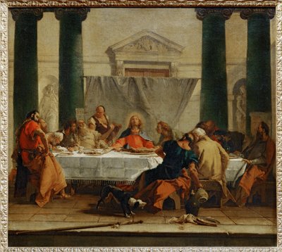 最後の晩餐 作： Giovanni Battista (1696-1770) Tiepolo