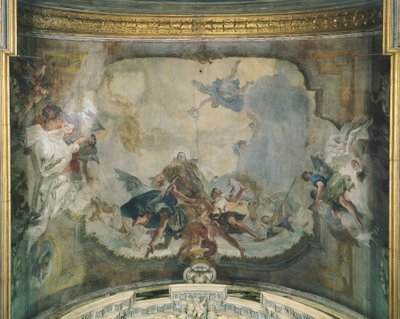 聖テレーズの神化（フレスコ画） 作： Giovanni Battista (1696 1770) Tiepolo