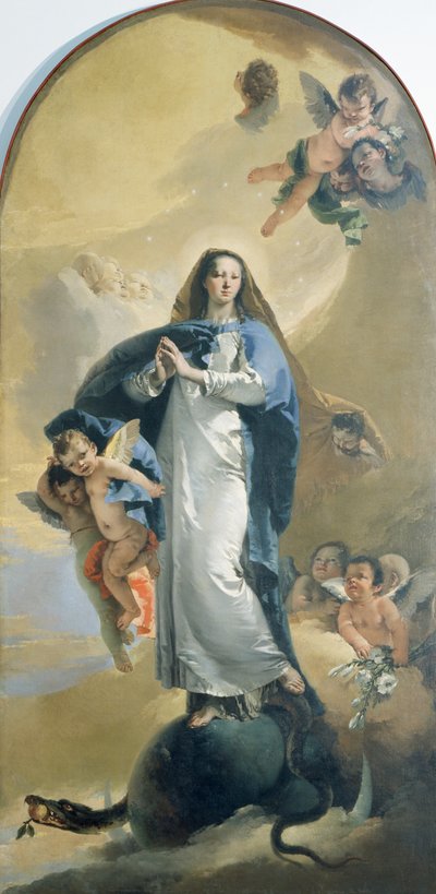 イマキュレート・コンセプション 作： Giovanni Battista Tiepolo
