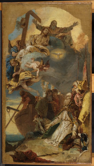 聖クレメンスの殉教」1734-39年頃（油彩・キャンバス 作： Giovanni Battista Tiepolo