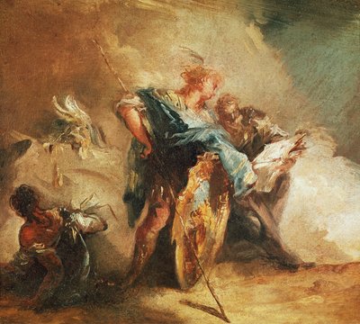 ミネルバの独裁者の法則 作： Giovanni Battista Tiepolo