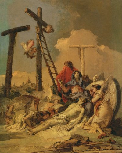 沈着（キャンバスに油彩） 作： Giovanni Battista Tiepolo