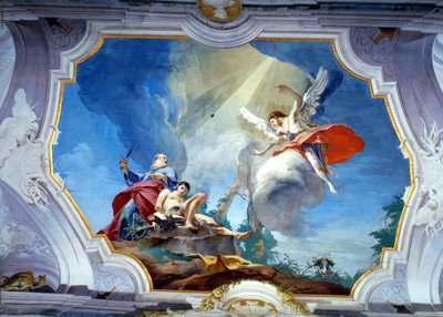 アブラハムの犠牲（フレスコ画） 作： Giovanni Battista (1696 1770) Tiepolo