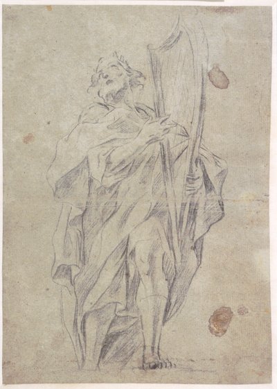 デンマーク語  ダヴィデとその息子 作： Giovanni Battista Benaschi