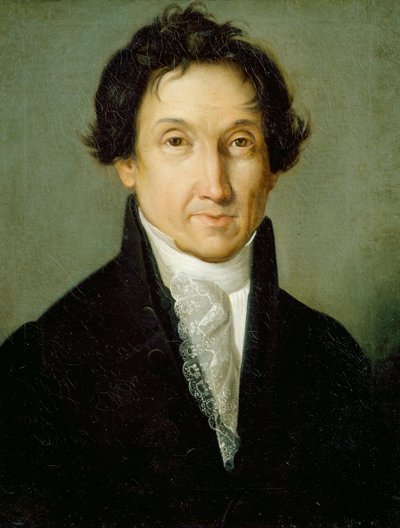 ジョヴァンニ・バッティスタ・ボルゲージ (1790-1846) の自画像 作： Giovanni Battista Borghesi
