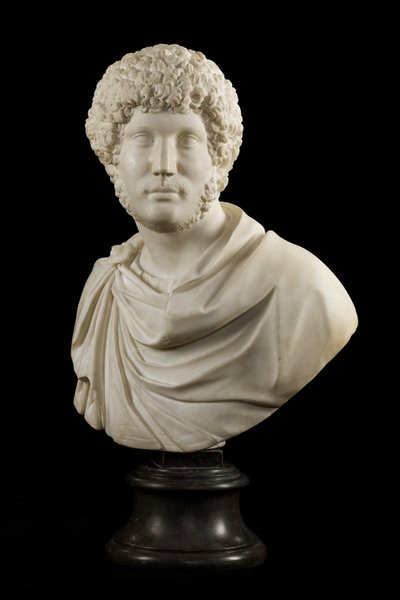 若い男としてのハドリアヌス帝の胸像、1590年頃（大理石） 作： Giovanni Battista Caccini