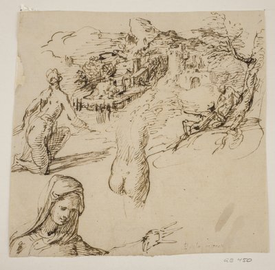 眠れる戦士 作： Giovanni Battista Caracciolo