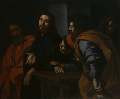 聖マタイの召し、ca。 1625-30。 作： Giovanni Battista Caracciolo
