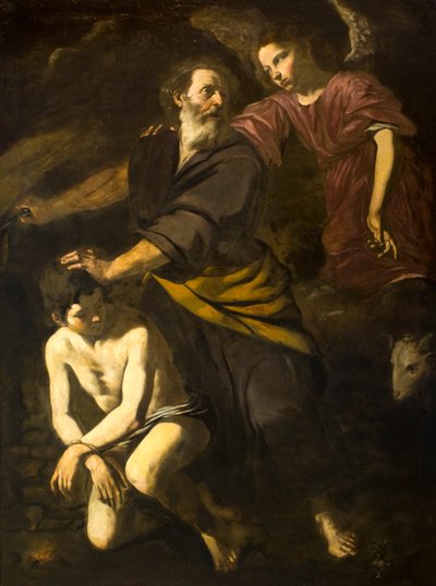イサクの生け贄 作： Giovanni Battista Caracciolo