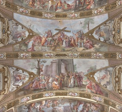 聖十字架の物語、1631-32 作： Giovanni Battista Carlone