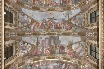聖十字架の物語、1631-32 作： Giovanni Battista Carlone