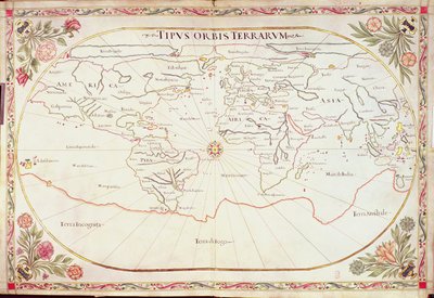 追加 Ms 11765: 世界地図 作： Giovanni Battista Cavallini