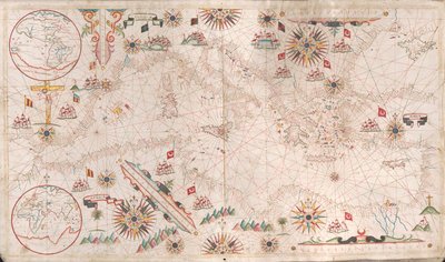 アメリカ [北と南] -- ヨーロッパ、アジア、アフリカ 作： Giovanni Battista Cavallini