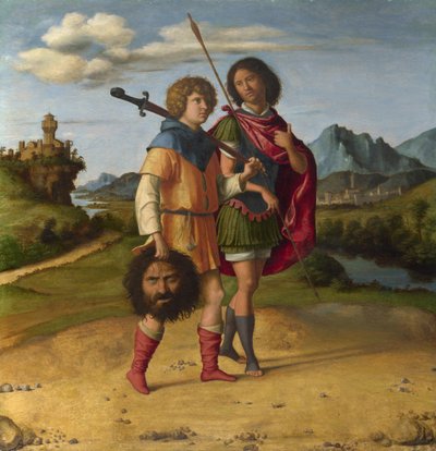 デビッドとジョナサン、1508年頃 作： Giovanni Battista Cima da Conegliano