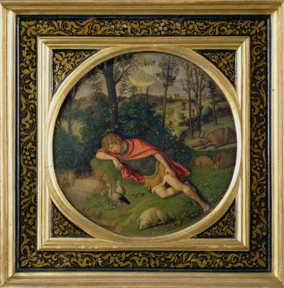 エンディミオンスリーピング 作： Giovanni Battista Cima da Conegliano