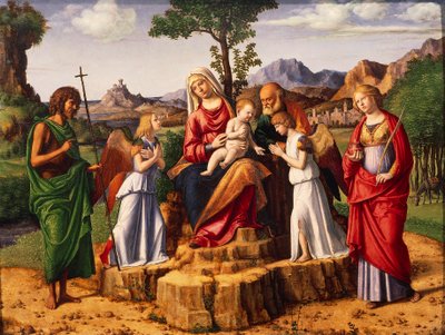 聖なる会話 作： Giovanni Battista Cima da Conegliano