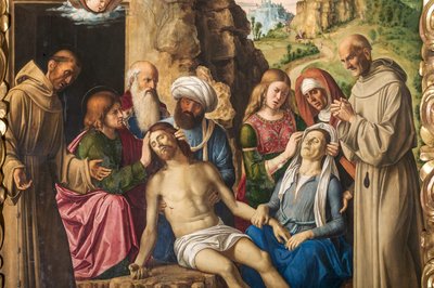 キリストの嘆き、2384598 の詳細 作： Giovanni Battista Cima da Conegliano