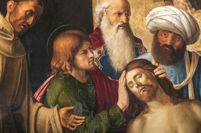 キリストの嘆き、2384598 の詳細 作： Giovanni Battista Cima da Conegliano