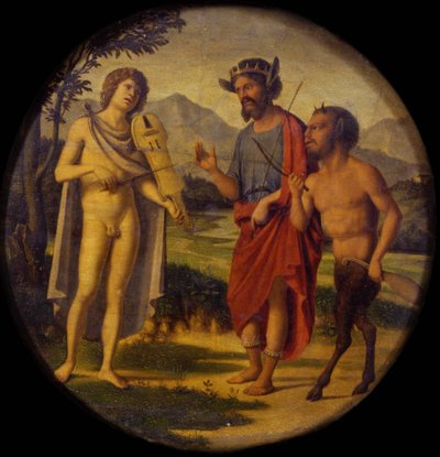 ミダスの判決、1505-1508 作： Giovanni Battista Cima da Conegliano