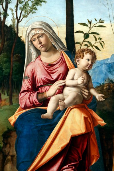 トゥールーズの聖ジェロムとルイと聖母子 作： Giovanni Battista Cima da Conegliano