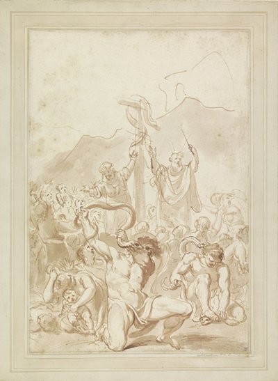 青銅の蛇の崇拝 作： Giovanni Battista Cipriani