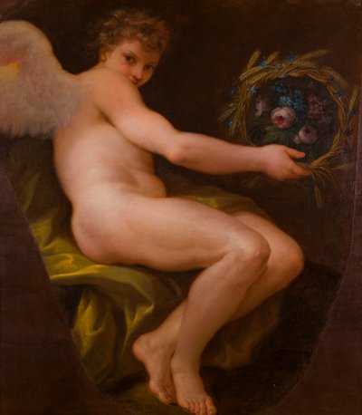 寓意画のペアの1つ：平和と豊かさ、1747〜85年頃（キャンバスに油彩） 作： Giovanni Battista Cipriani